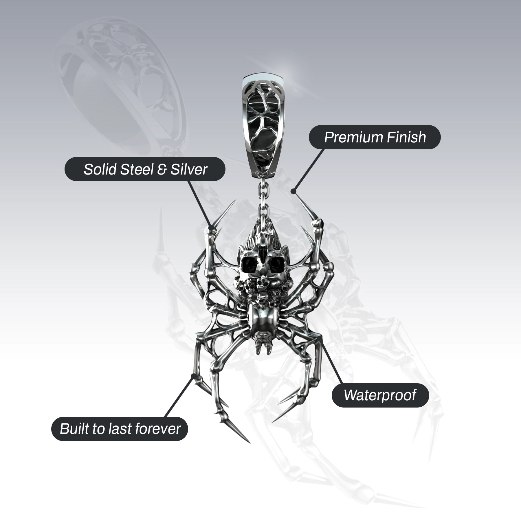 CATACOMBS SPIDER PENDANT