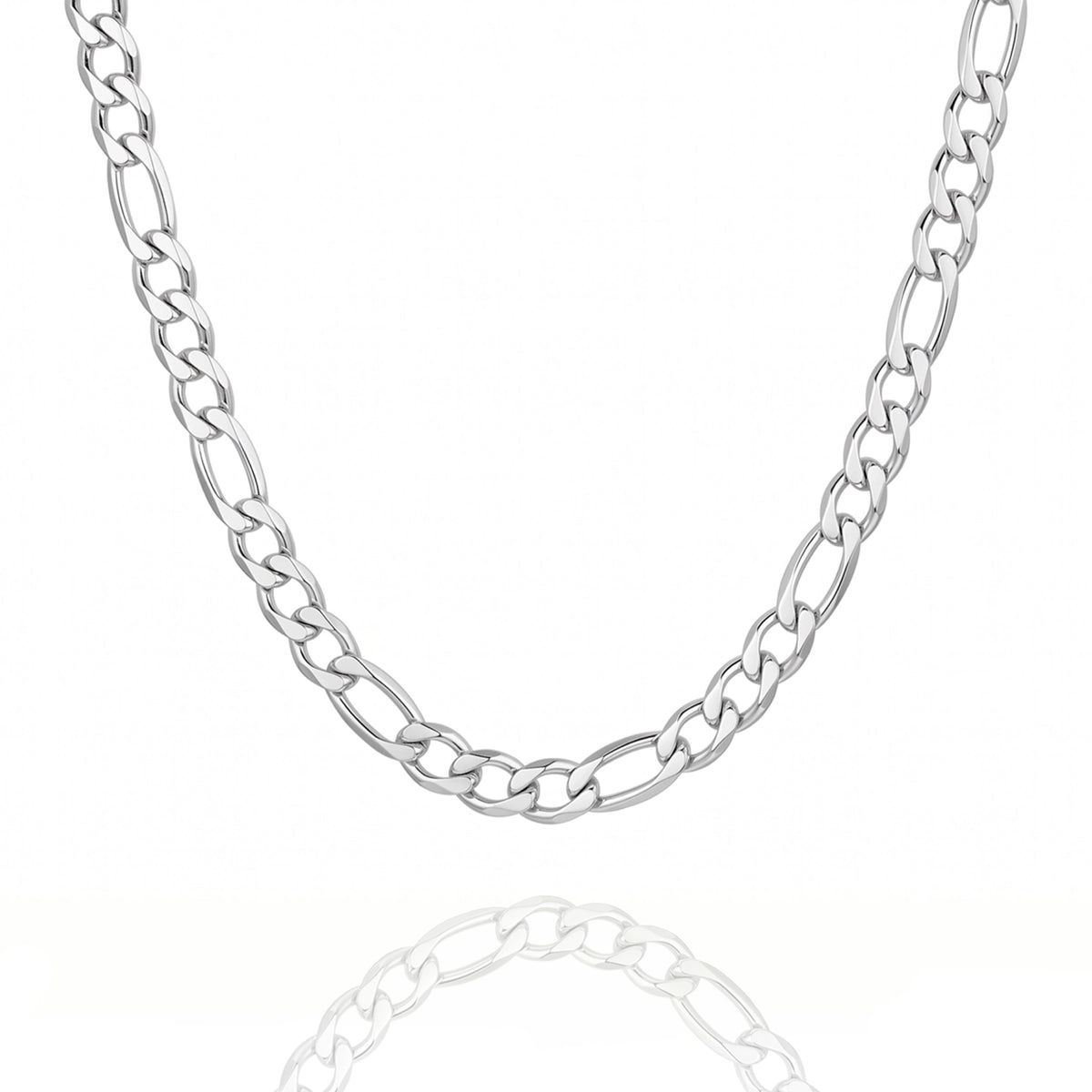 STAINLESS STEEL FIGARO CHAIN