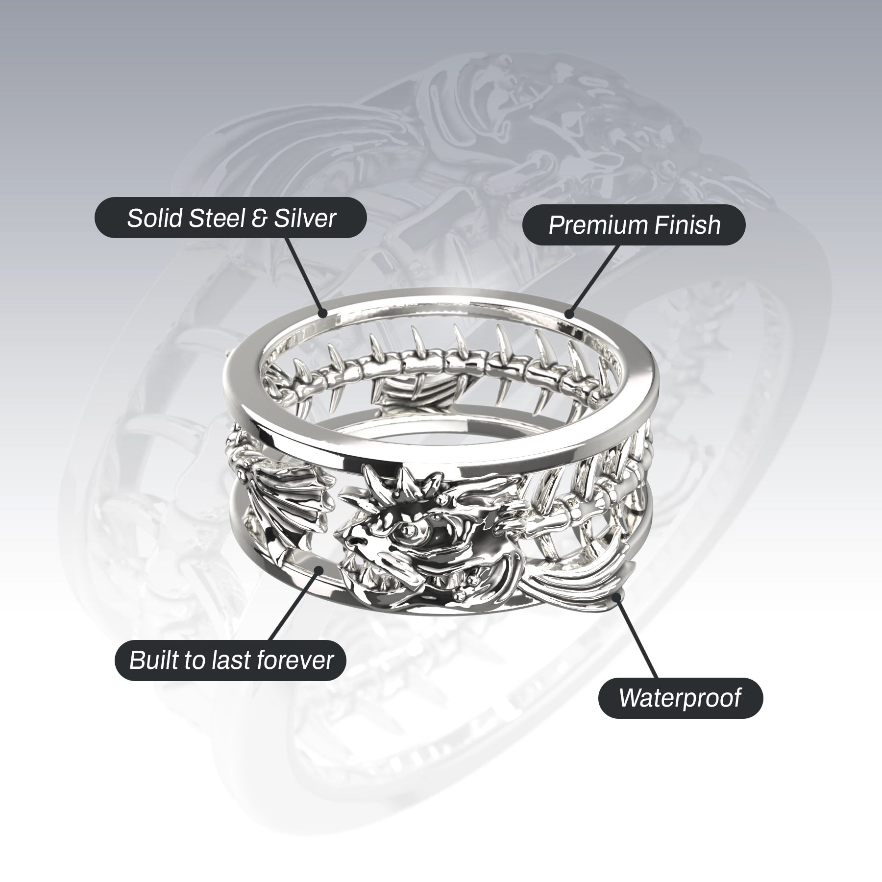 FISH SKELETON RING